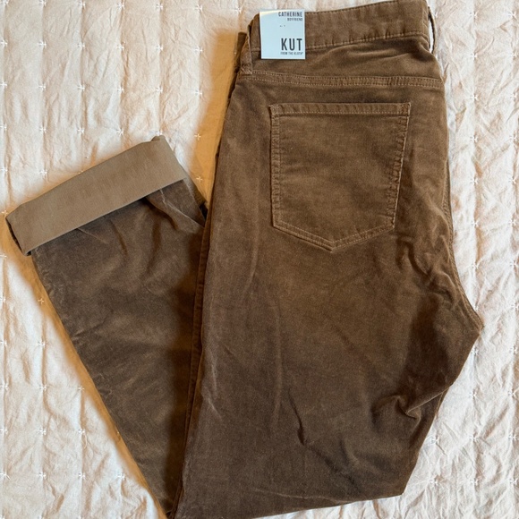 Kut from the Kloth Catherine Corduroy Boyfriend Pants - Picture 2 of 3